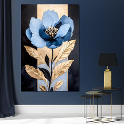 Floral Elegance Midnight Bloom - NicheCanvas