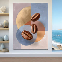 Coffee Geometry Delight - NicheCanvas