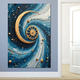 Celestial Clockwork Symphony - NicheCanvas