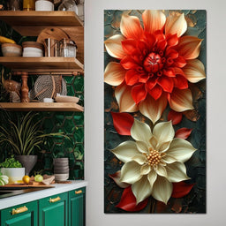 Autumnal Bloom Symphony - NicheCanvas