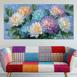 Petals of Tranquil Vibrance - NicheCanvas