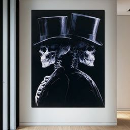 Gentlemen Waiting for the Final Curtain - NicheCanvas