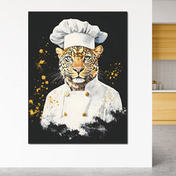 Leopard Gourmet Elegance - NicheCanvas
