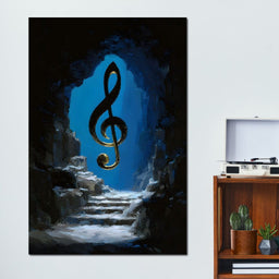 Celestial Clef Cavern Song - NicheCanvas