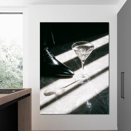 Martini Sparkle On Marble Luxury - NicheCanvas