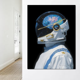 Stellar Mind Voyager Portrait - NicheCanvas