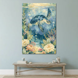 Silent Passage Through The Deep Sea - NicheCanvas