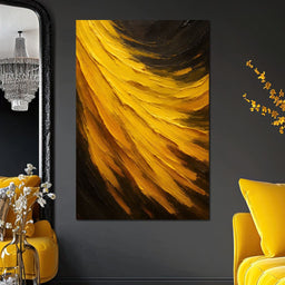 Golden Radiance Unfurled - NicheCanvas