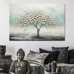 Flourishing Serenity Branches - NicheCanvas