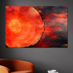 Fiery Echoes of Time - NicheCanvas