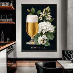 Golden Honey Ale Botanical Noir - NicheCanvas