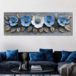 Rustic Bloom Harmony - NicheCanvas