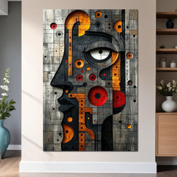 Geometric Fusion Enigma - Cole Williams - NicheCanvas