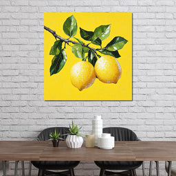 Golden Citrus - NicheCanvas