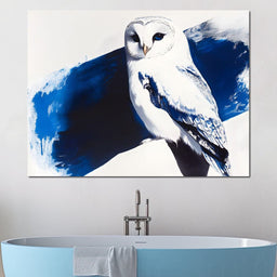 Owl Of The Celestial Night - NicheCanvas
