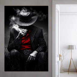 Mystery Of The Silent Cowboy - NicheCanvas