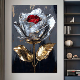 Gilded Petal Enchantment - NicheCanvas