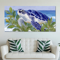 Ocean Voyager Sea Turtle Breeze - NicheCanvas