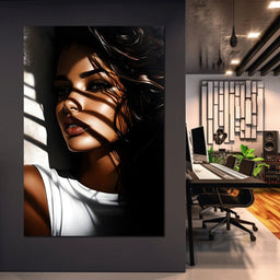 Shadowed Elegance Poise - NicheCanvas