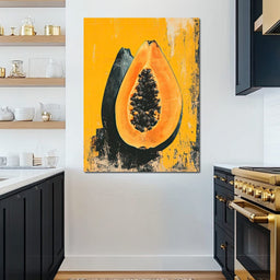 Papaya Vibrance - NicheCanvas