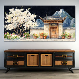 Acient Japanese City - NicheCanvas