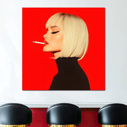 Enjoy a Unfiltered Cigarette - NicheCanvas