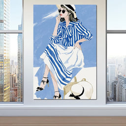 Clear Blue Sky Vacation - NicheCanvas