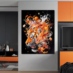 Citrus Storm Tiger Awakening - NicheCanvas