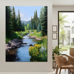 Alpine Creek Wildflower Trail - NicheCanvas