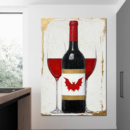 Bat Wine - NicheCanvas