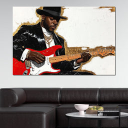 Electric Harmony Portraiture - NicheCanvas