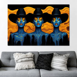 Electric Trinity - TooplesArt - NicheCanvas