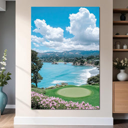 Ocean Breeze Golfing - NicheCanvas