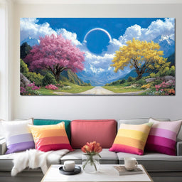 Rainbow Valley Tranquility - NicheCanvas