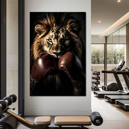 Lionheart Pugilist - NicheCanvas