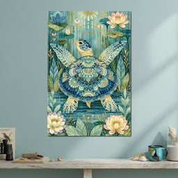 Sacred Traveler Of The Golden Waters - NicheCanvas