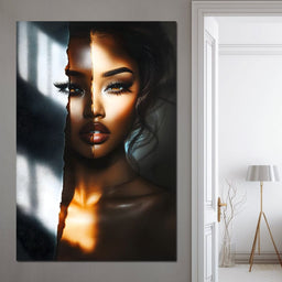 Radiant Fusion Portrait - NicheCanvas