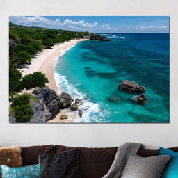 Ocean's Embrace Tranquility - NicheCanvas