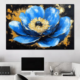 Golden Petal Euphoria - NicheCanvas