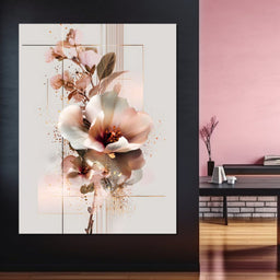 Delicate Petals Radiant Calm - NicheCanvas