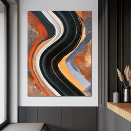 Where Liquid Stone Meets Metal - NicheCanvas