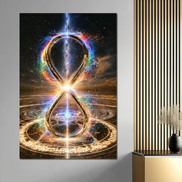 Boundless Resonance of the Celestial Loop - NicheCanvas