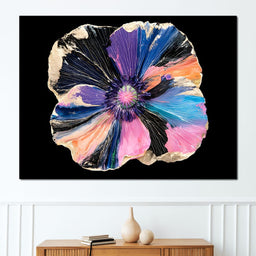 Gilded Petals Of A Midnight Garden - NicheCanvas