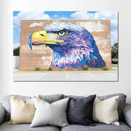 Street Art - Eagle Majesty - NicheCanvas