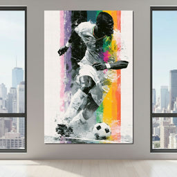 Victory Through The Vibrant Pitch - NicheCanvas