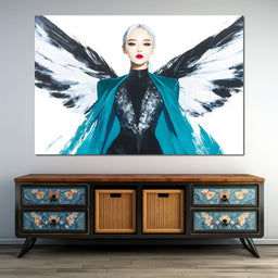 Elegance of Celestial Wings - NicheCanvas