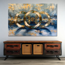 Golden Synchrony Symphony - NicheCanvas