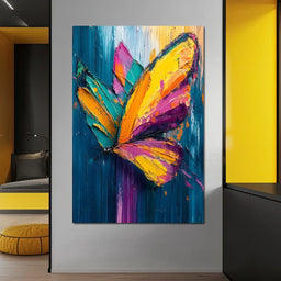 Vibrant Wings of Fantasy - NicheCanvas