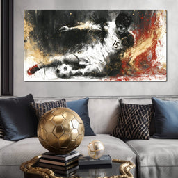 Momentum Of The Striker - NicheCanvas