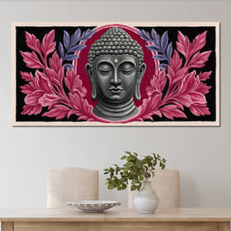 Tranquil Lotus Buddha Reverie - NicheCanvas